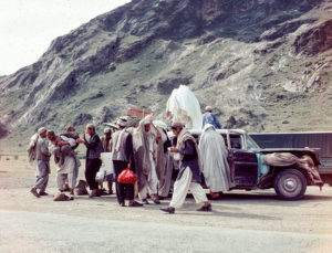 Khyber Pass taxi stand for a road trip 